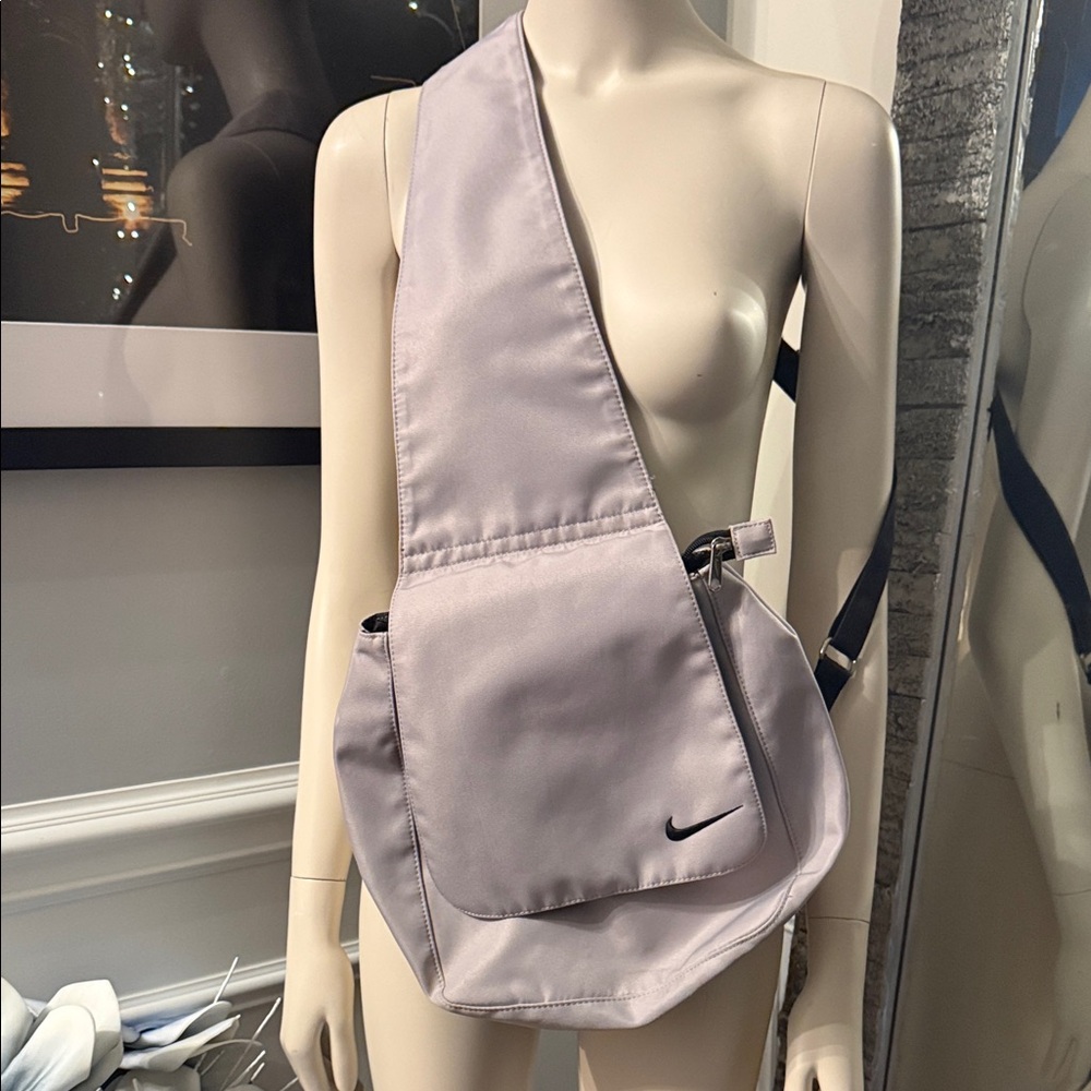 Nike Women's Gray Crossbody Sling Bag